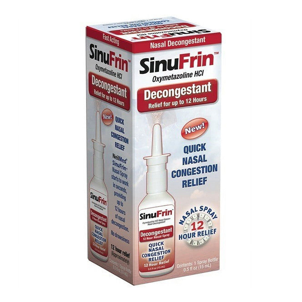 Neilmed Sinufrin Nasal Decongestant Spray, 0.5 Oz